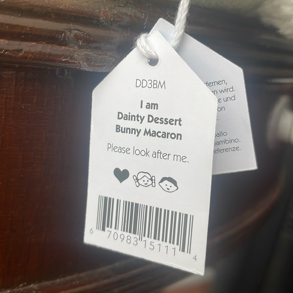 Jellycat Dainty Dessert Bunny Macaron - Picture 8 of 8